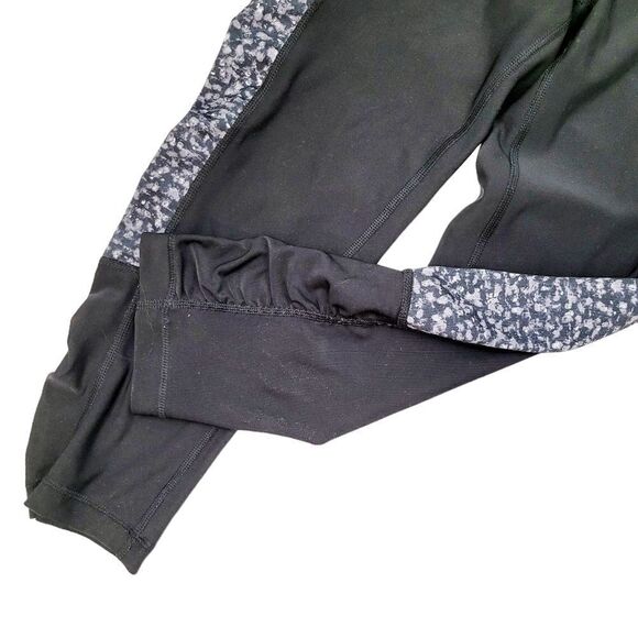 2/$20 90 Degree By Reflex Black With Floral Pattern Legging Pants Size: XS - Picture 3 of 7